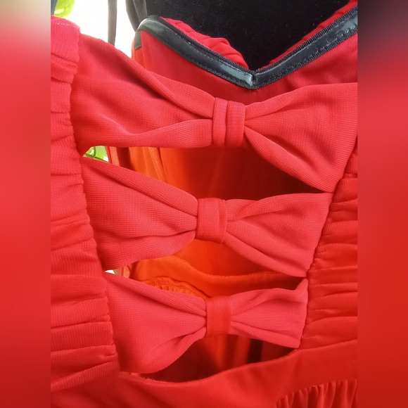 REDUCED! SPEECHLESS Red Strapless Sweetheart Micro Mini NWT Sz 3 - Picture 8 of 15